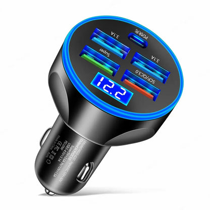 Car Charger Type C Fast Mobile Phone Adapter