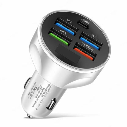 Car Charger Type C Fast Mobile Phone Adapter