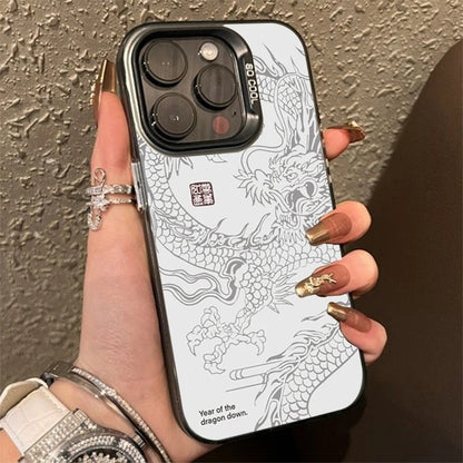 Luxury Dragon Totem Anti-drop Armour Case For iPhone